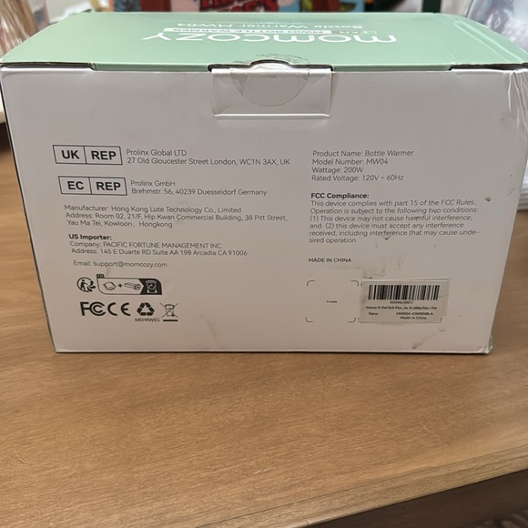 MomCozy Bottle Warmer Waterless with Shake Bottle Function MW04 Open Box - Picture 3 of 6